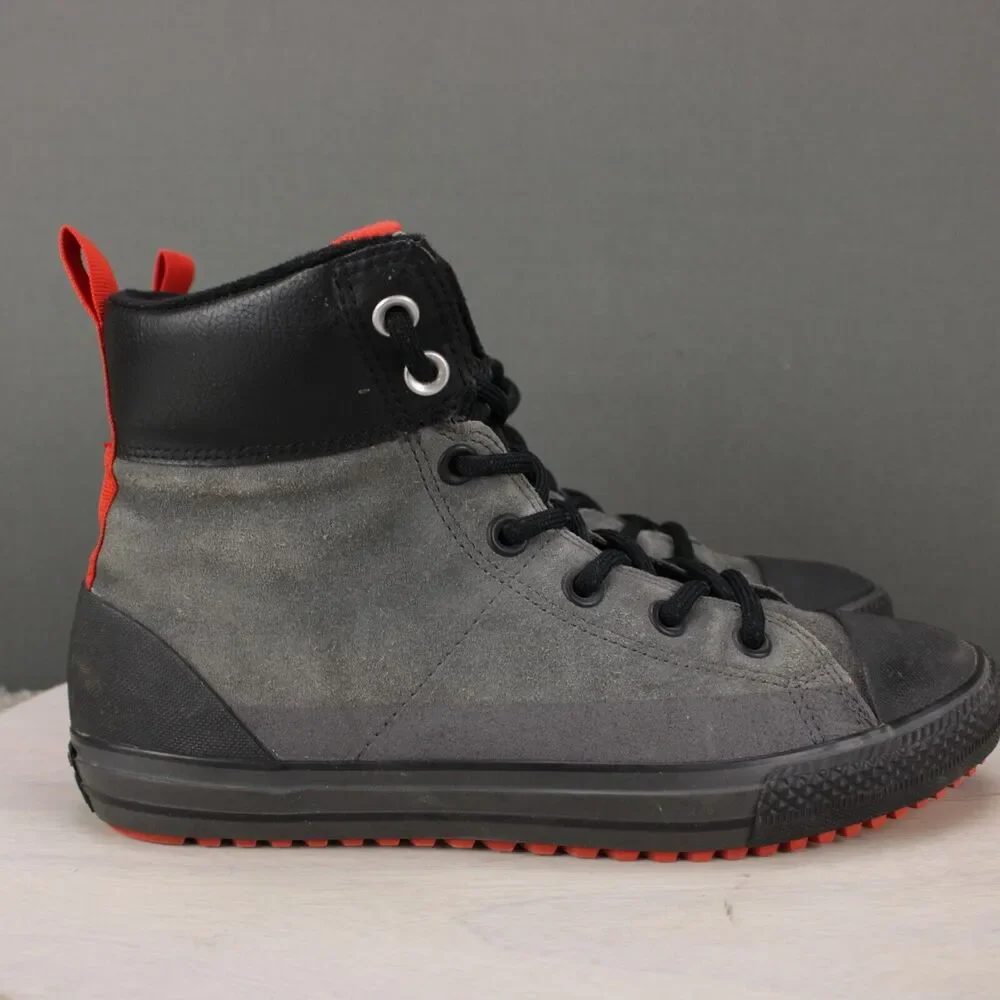 Converse Chuck Taylor Asphalt High Top Youth 6 Gray Canvas
